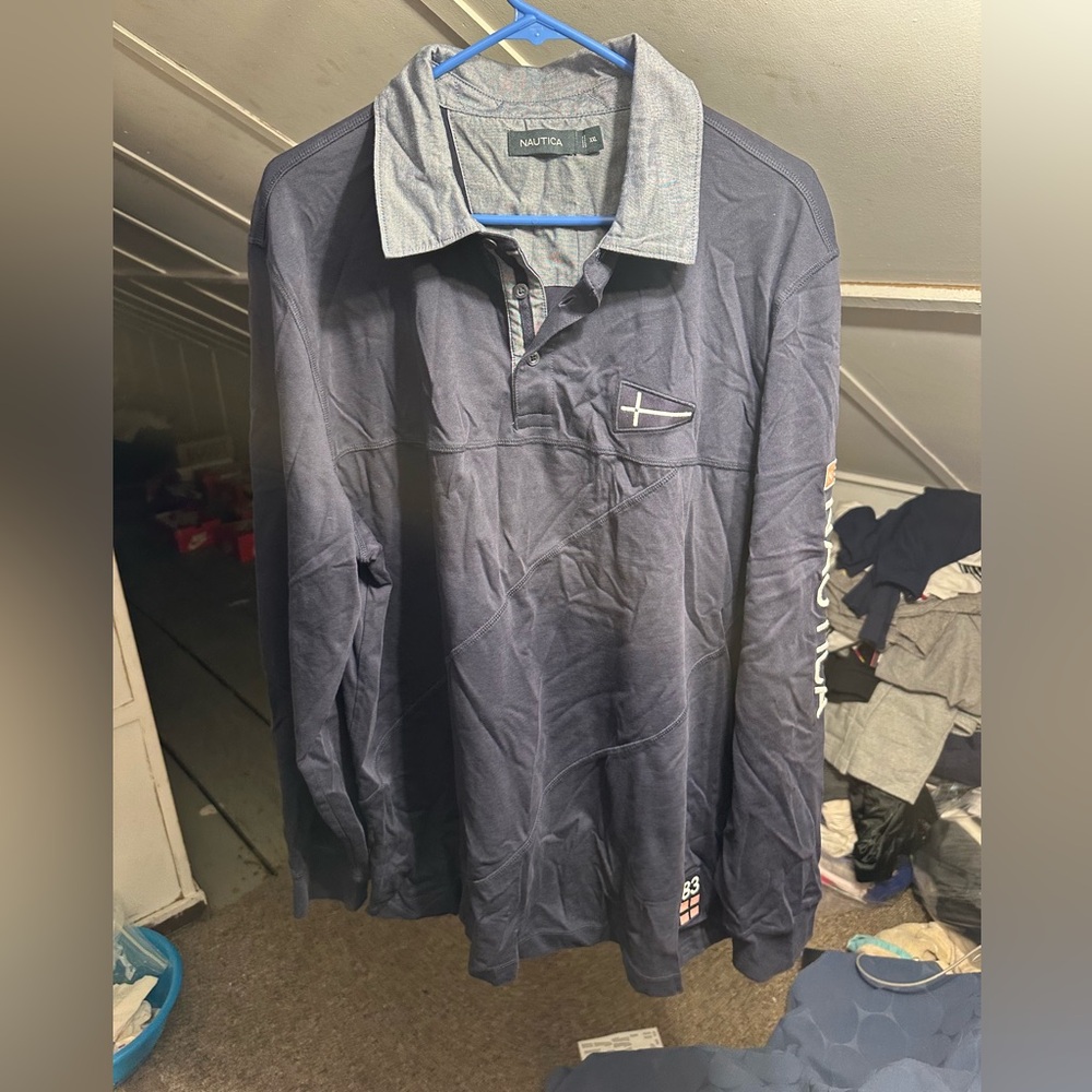 Nautica Long Sleeve Shirt Size XXL